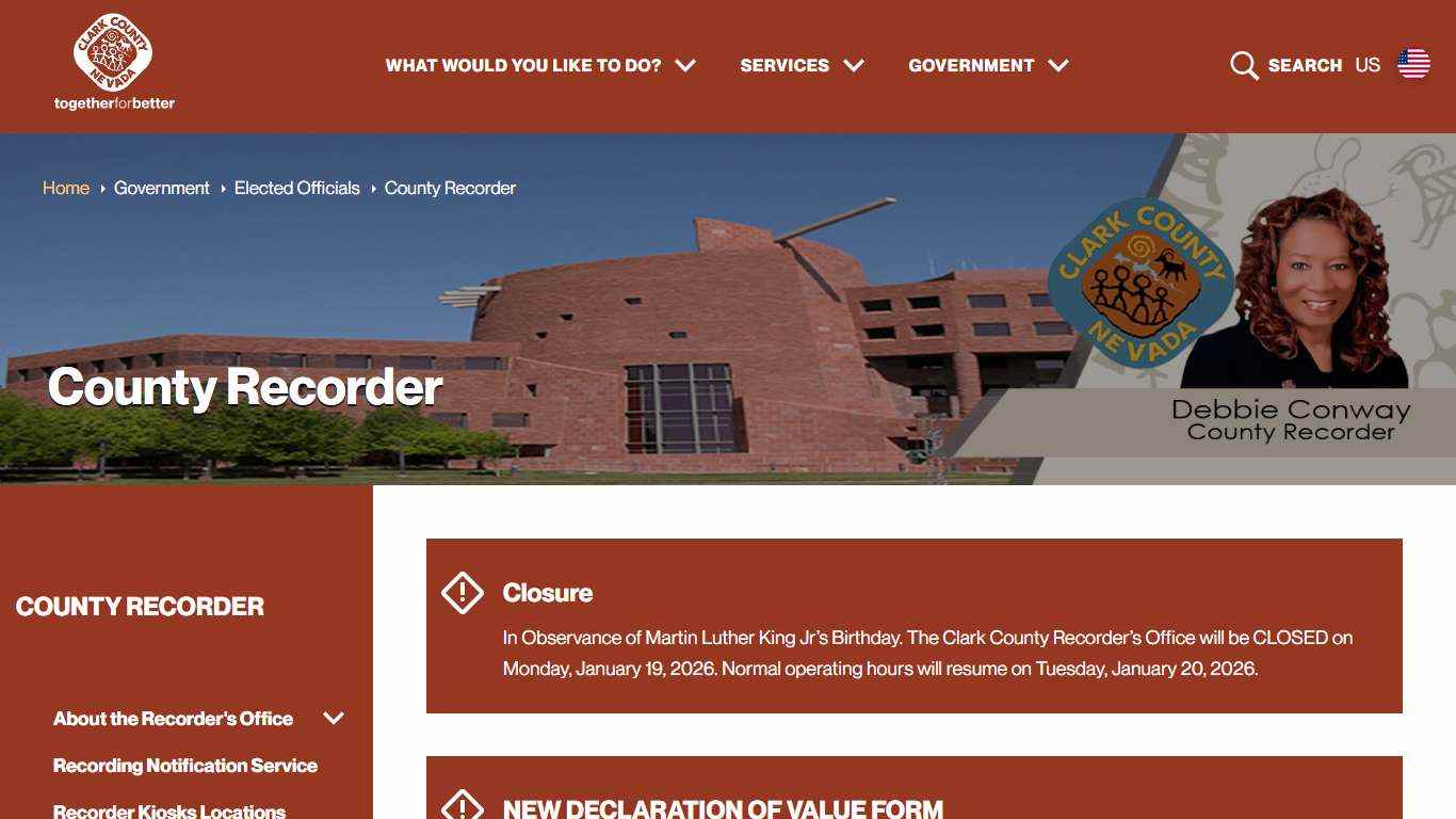 Clark County Recorder | Official Site